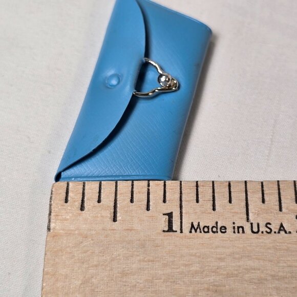 VTG Barbie Purse 1960s Blue Clutch Handbag Fashion Pak #1832 Color Coordinates - Picture 11 of 12